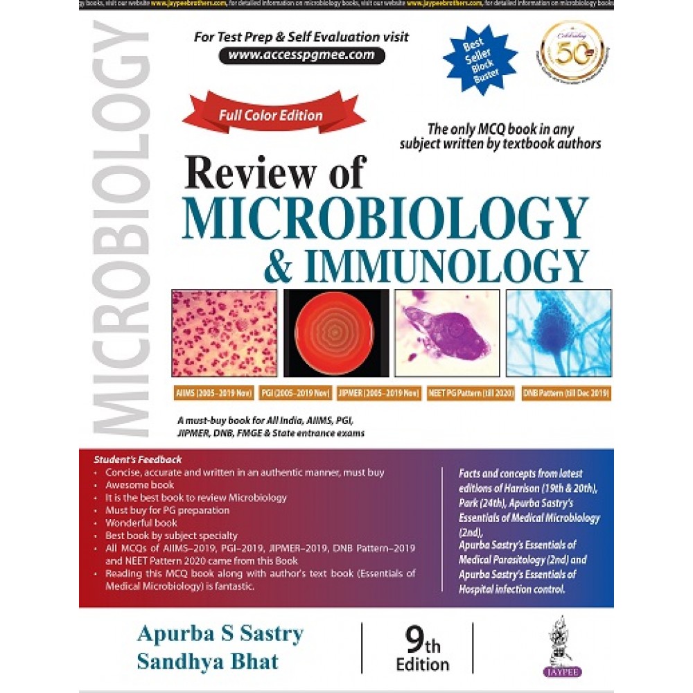 Review Of Microbiology & Immunology 9th Edition By Apurba Sankar Sastry ...